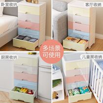 Three-layer storage cabinet Childrens small wardrobe Low baby clothes Economical bedroom side cabinet Wall small wardrobe room