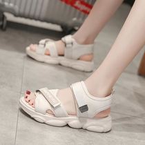 Student sandals female junior high school students fairy wind 2021 summer new Korean version of Wild sneakers ins Net red small