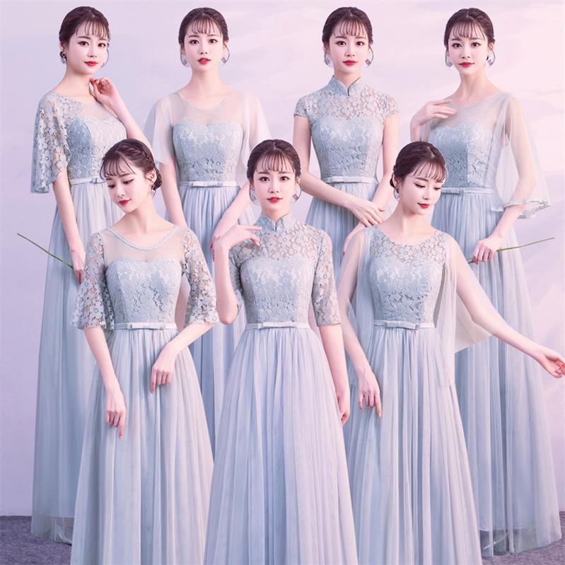 Fans of college students, young girls host dancing party, piano performance, long version of dress bridesmaid dress