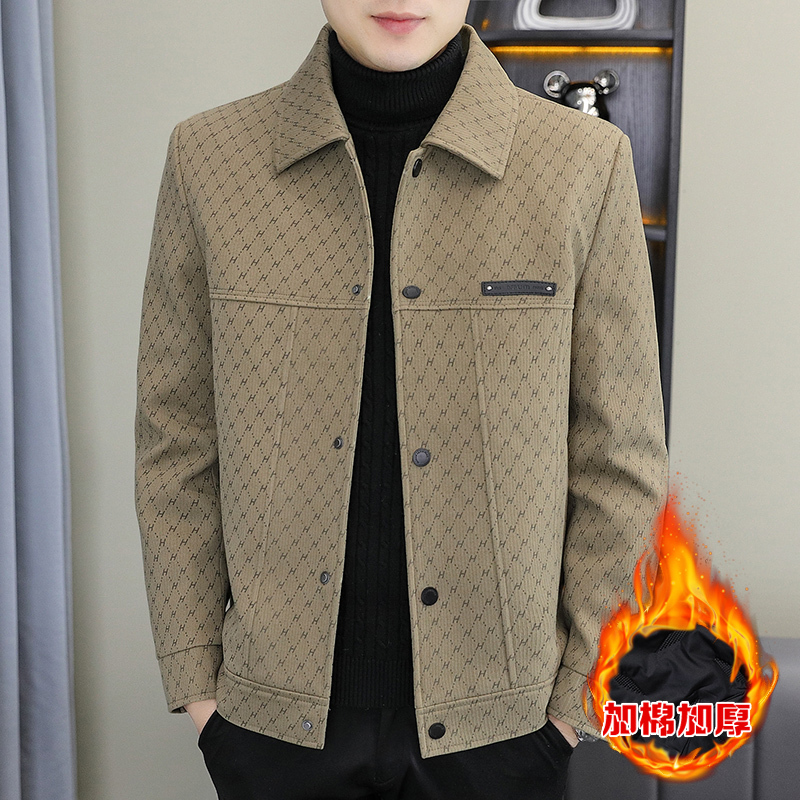 Woodpecker New Winter Jacket for Men, Short Style with Lapel, Graphene Self-Heating, Cotton-Padded, Thickened, Warm Workwear Jacket Woodpecker New Winter Jacket for Men, Short Style with Lapel, Graphene Self-Heating, Cotton-Padded, Thickened, Warm Workwear Jacket