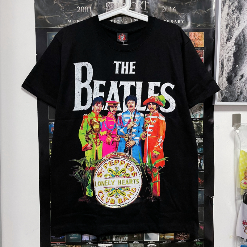 [Thai Version] the Beatles Imported Short-Sleeved T-Shirt for Men and Women Rock C-4