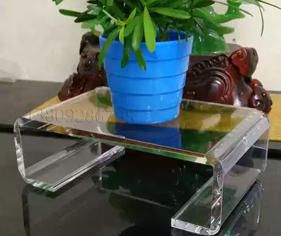 Acrylic transparent U-shaped display stand thickened shoe rack bracket cosmetic display stand glasses display bench