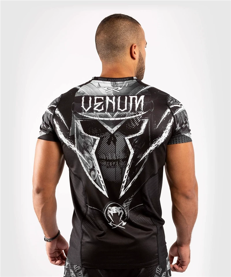 Футболка для бокса и тайского бокса VENUM GLDTR 4.0 DRY Venom, быстрая сушка, спортивная и повседневная