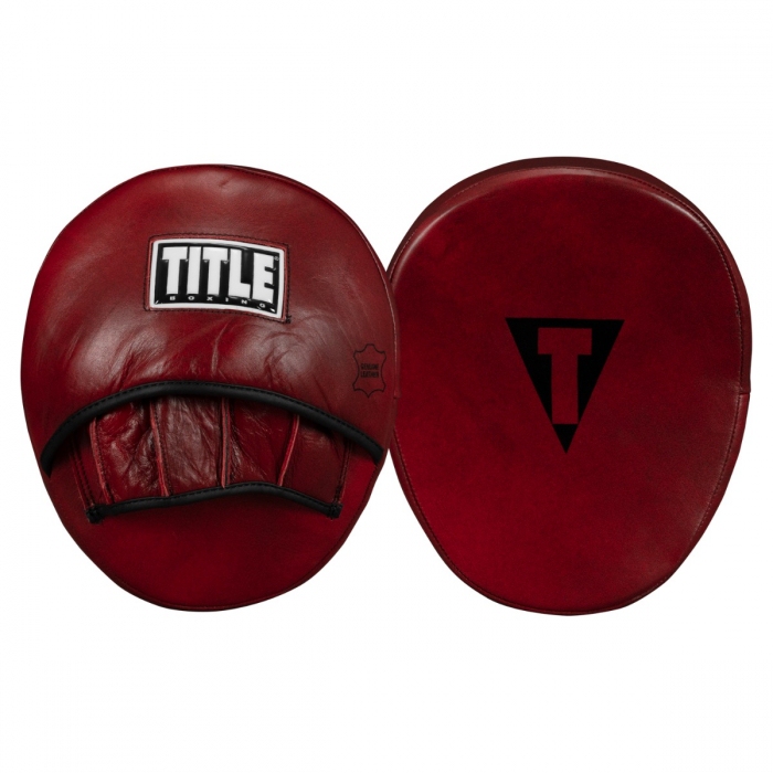 Title Boxing Blood Red Blood Red Leather Professional Hand Target Boxing Reaction Target Foot Target Punching Target