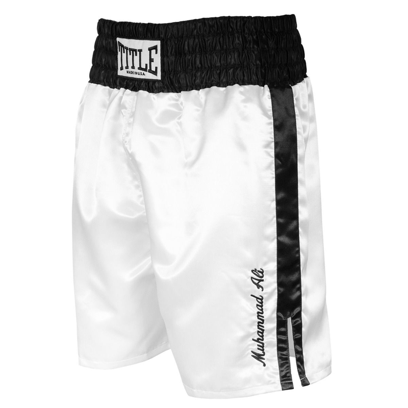 THE TITLE ALI THE GREATEST IN THE 80'S Ali Fist Limited Edition Boxing Shorts