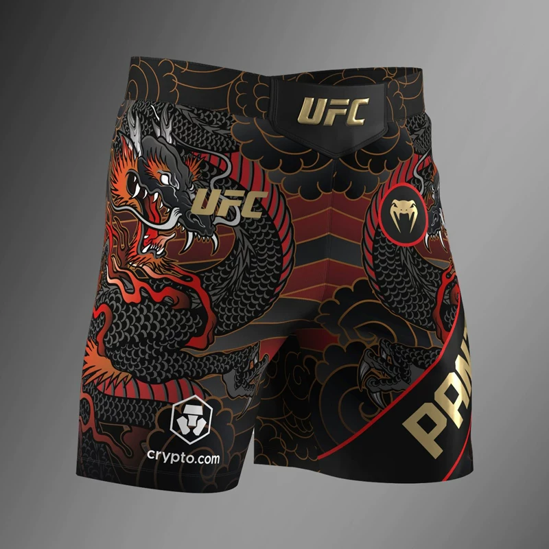 Шорты для боя VENUM UFC Alexandre Pantoja, облегающие шорты ММА