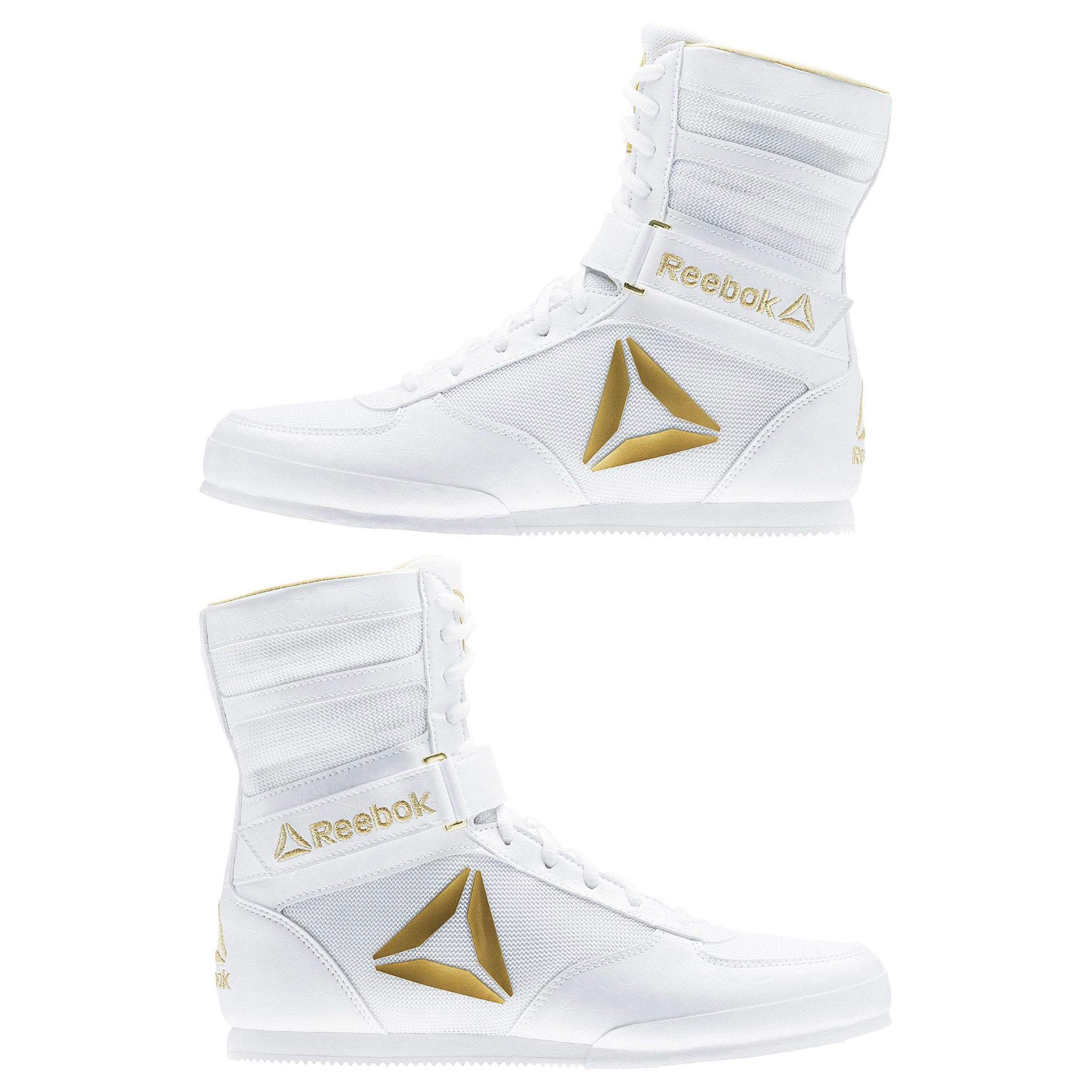 reebok white boxing shoes