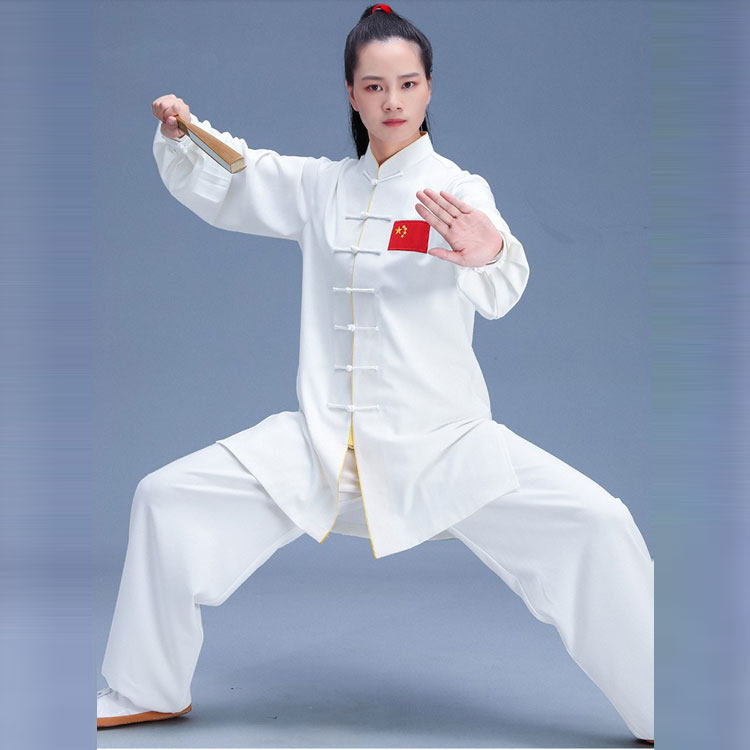 Changyuan spring and summer Tai Chi clothing for men and women Tencel linen martial arts performance practice clothing Tai Chi clothing long and short sleeve cotton linen