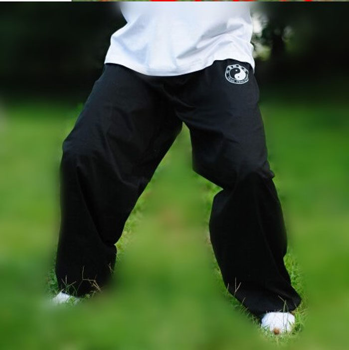 Male And Female Autumn Winter Pure Cotton Cloth Tai Chi Pants Chen Jiagou Guoying Tai Chi Clothing Middle Aged Full Cotton Light Cage Pants Morning Practice Clothing