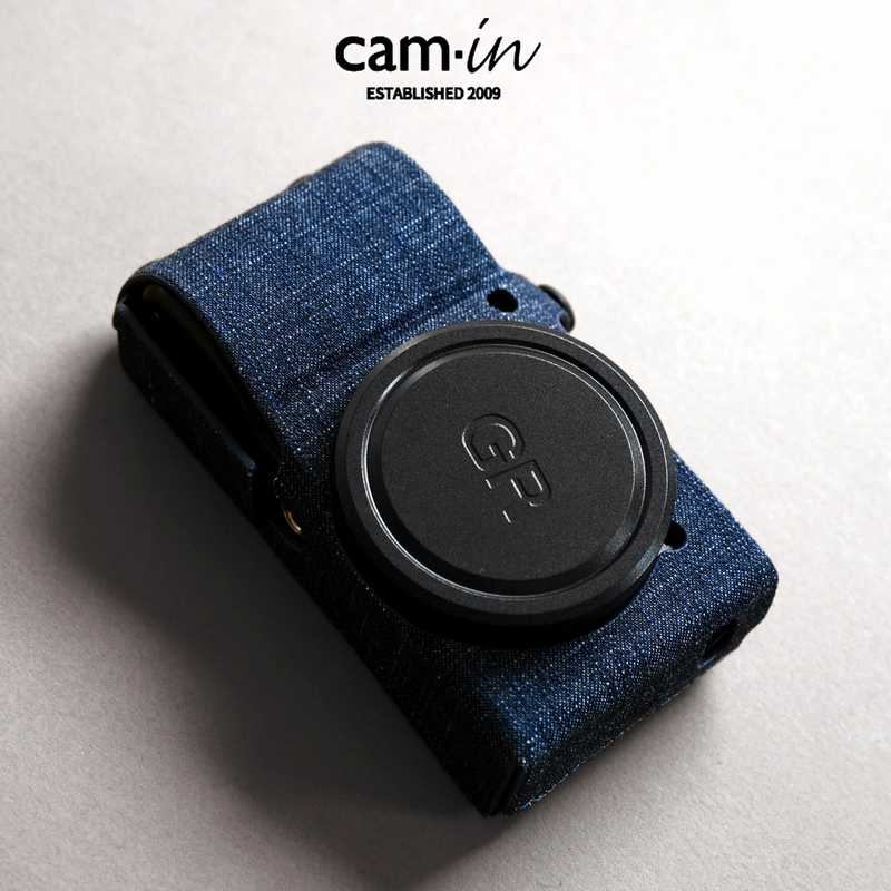 Cam·In Ricoh Gr3 Protective Case Gr3X Denim Blue Leather Case Gr3Hdf Camera Bag Gr4 Denim Protective Shell