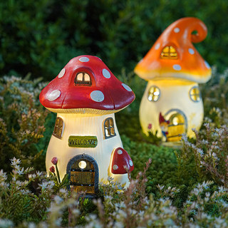 Solar Outdoor Landscape Courtyard Lights Villa Garden Yard Atmosphere Decoration Outdoor Arrangement Mushroom Lawn Night Lights
