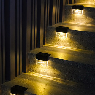 Solar Outdoor Lights Courtyard Balcony Garden Layout Fence Atmosphere Lights Waterproof Wedding Decoration Fence Night Lights