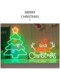 New Christmas atmosphere decorative lights acrylic painted suction cup hanging lights led lights Christmas night lights