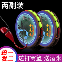 Tied seven-star drift line group Chaotian hook fishing line set full set of traditional finished main line 3 6 4 5 meters 2 7