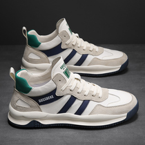 Mens shoes high top 2022 autumn and winter new trend all-match sports shoes mens leather casual mid-top Martin