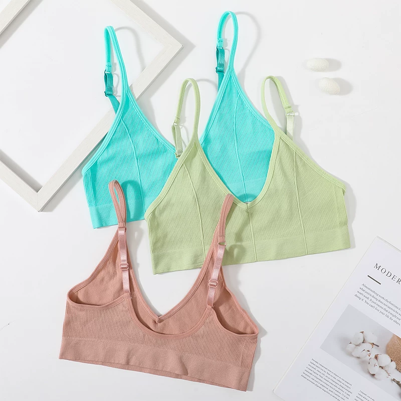 Бесшовный бюстгальтер для женщин U-образная спина Crop Top push up бюстгальтеры сексуальные