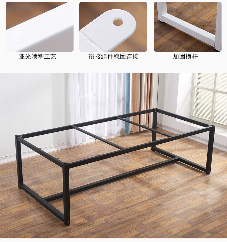 Bàn inox chân đế lắp ráp ban công đôi bàn ăn đơn chân bàn chân bàn đồ nội thất di động dễ dàng văn phòng - FnB Furniture