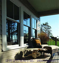 Real shot European-style lift window up and down push-pull window Imported accessories lift window explosion-proof soundproof window Anti-mosquito screen window