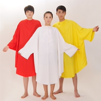 Adult hair dyeing hairdressing high-grade cloth non-stick hair haircut cloth customer service dress sleeve ring cloth K002