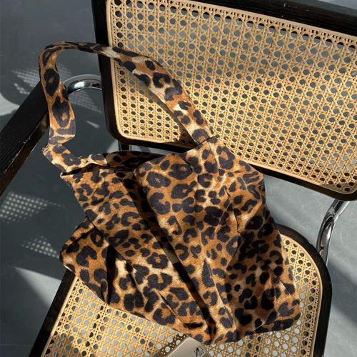 [Официальная прямая операция] Южная Корея Эмис Плековая сумка и леопардовая сумка для покупок песня Huiqiao Bai Lily