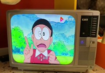 Old black and white TV 14-17 inch changed LCD TV advertising machine retro pull wind U disk playback