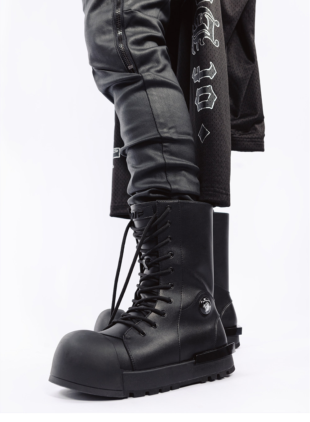 world.taobao.com: r/f “ironclad beetle” pu boots leather-covered