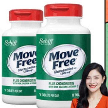 MoveFree益节高钙氨糖软骨素80粒*2