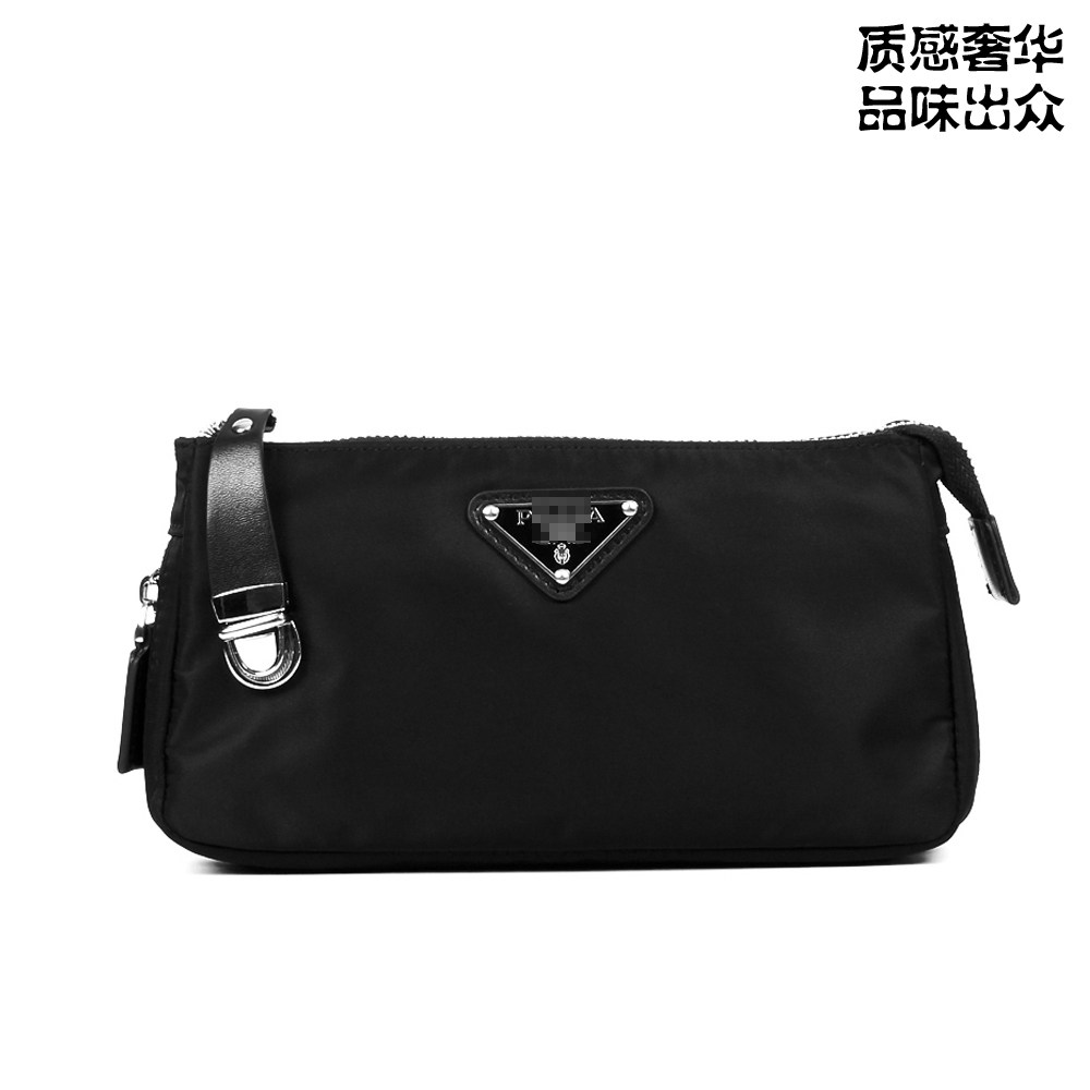 Casual Hand Grab Bag Men's Canvas Hand Grip Bag Oxford Spun Letters Enveloping Small Clip Bag Business Nylon Hand Grab Bag New