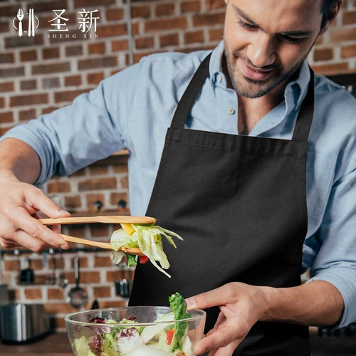 Тонкий японский фартук, чай с молоком, делается под заказ, с печатью вашего логотипа