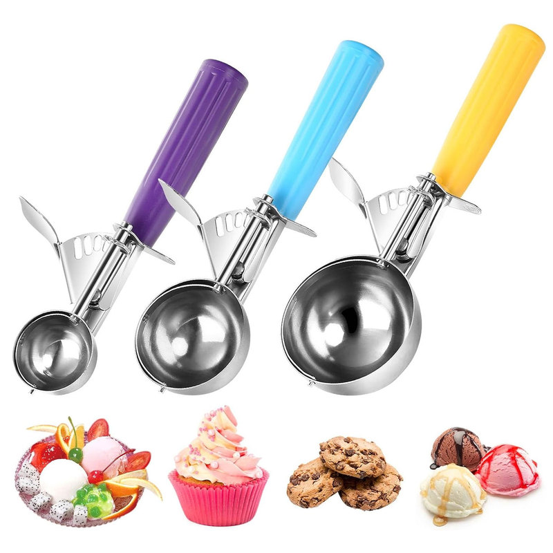Japanese-Style Upgraded Ice Cream Scoop, Ice Cream Ball Scoop for Ice Cream, Watermelon, Taro Paste, Ball Scraper