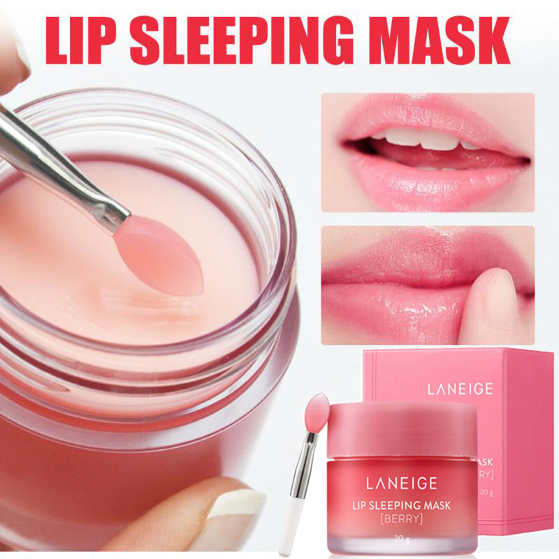 Оригинальная ночная маска для губ Laneige Strawberry Fruit Lip Sleeping Mask Mois 20 г