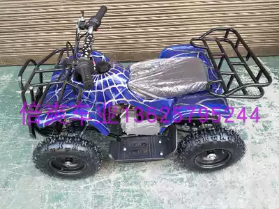 Little bull gasoline four-wheeled ATV Adult toy car Mini hand-pull start electric start four-wheeled locomotive