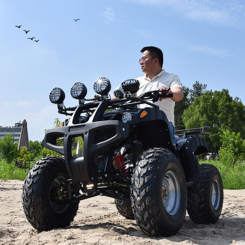 Large bull beach car biathlon petrol four-wheel cross-country locomotive can be modified shaft transmission adult climbing car