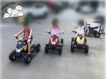 Mini oil-moving ATV electric all-terrain ATV small four-wheel motorcycle childrens toy car