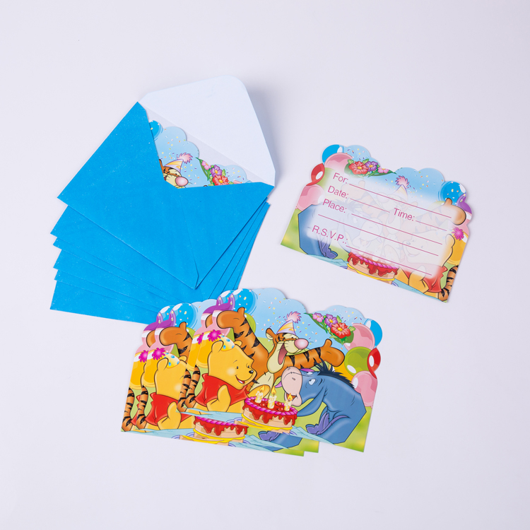 Creative Children's Birthday Party Invitation Letter Baby Birthday Invitation Card Card Cute Animal Greeting Card