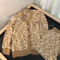 sugi2021 autumn winter new conspiculy 100 hitch-knitted sweatshirt suit