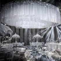 New cloud top yarn Man decorated ceiling Hard yarn Creativity Fluffy yarn Manyarn Ceiling Wedding Celebration Beauty Chen Decoration Snowy