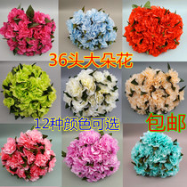 New wedding celebration 36 head of great Lihua Road leading flower embroidered ball rose T road leading flower ball wedding beauty Chen Roman column