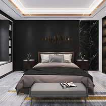 Industrial Wind Grey Restaurant Office Decoration Wall Panel Living Room Bedroom Ceiling Marble Buttoned Plate Spot Pure Color