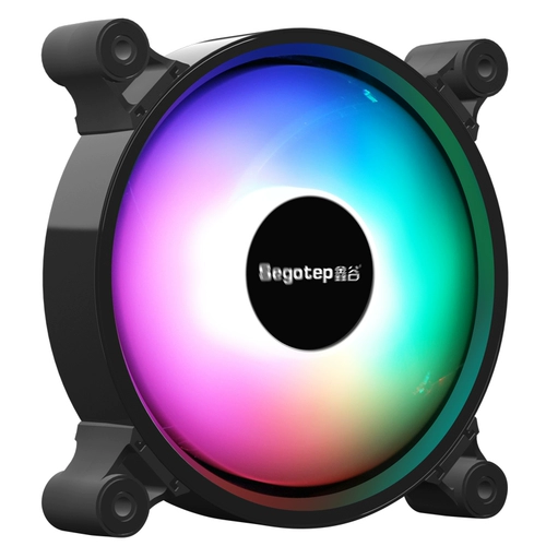 Xingu Guangzhiguang xiaoai ai hyun rgb case case holiding вентилятор Хост компьютер светодиод тихий вентилятор на рабочем столе 12см