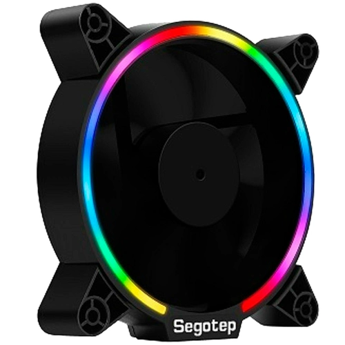 Xingu Guangzhiguang xiaoai ai hyun rgb case case holiding вентилятор Хост компьютер светодиод тихий вентилятор на рабочем столе 12см