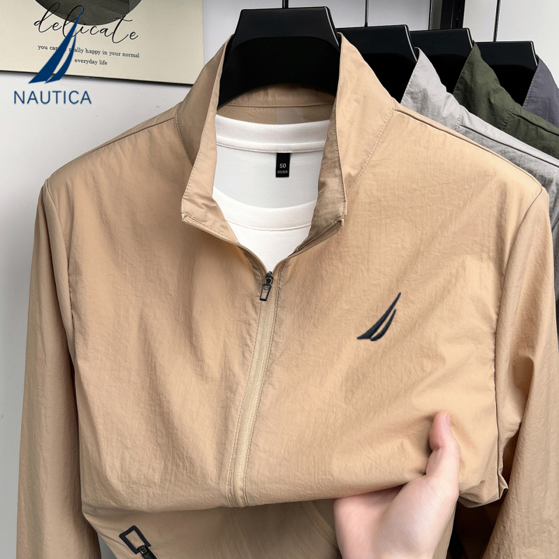 Nautica/Notica Men's Clothing 26 Spring and Summer High-Elastic Anti-Uv Outdoor Cool Jacket Sun Protection Clothing Air-Conditioning Shirt