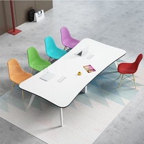 Office furniture conference table office table and chair combination simple modern long table small meeting table training table negotiation table