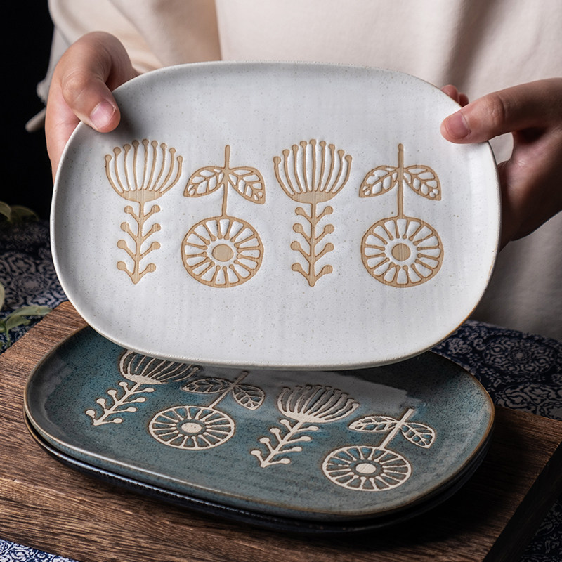 Japanese import Seto burn coarse pottery Ceramic Cutlery Cutlery Cups Small Saucer Dishes Dish Bowls Pig Stomp Cups Rice Bowls