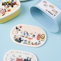 Japan imported Moomin fresh-keeping lunch box set microwave oven refrigerator with lid multi-capacity heating