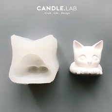 Ароматерапия DIY материалы/инструменты candle.lab | 半身猫咪diy香薰石膏蜡烛扩香石手工车载硅胶模具30
