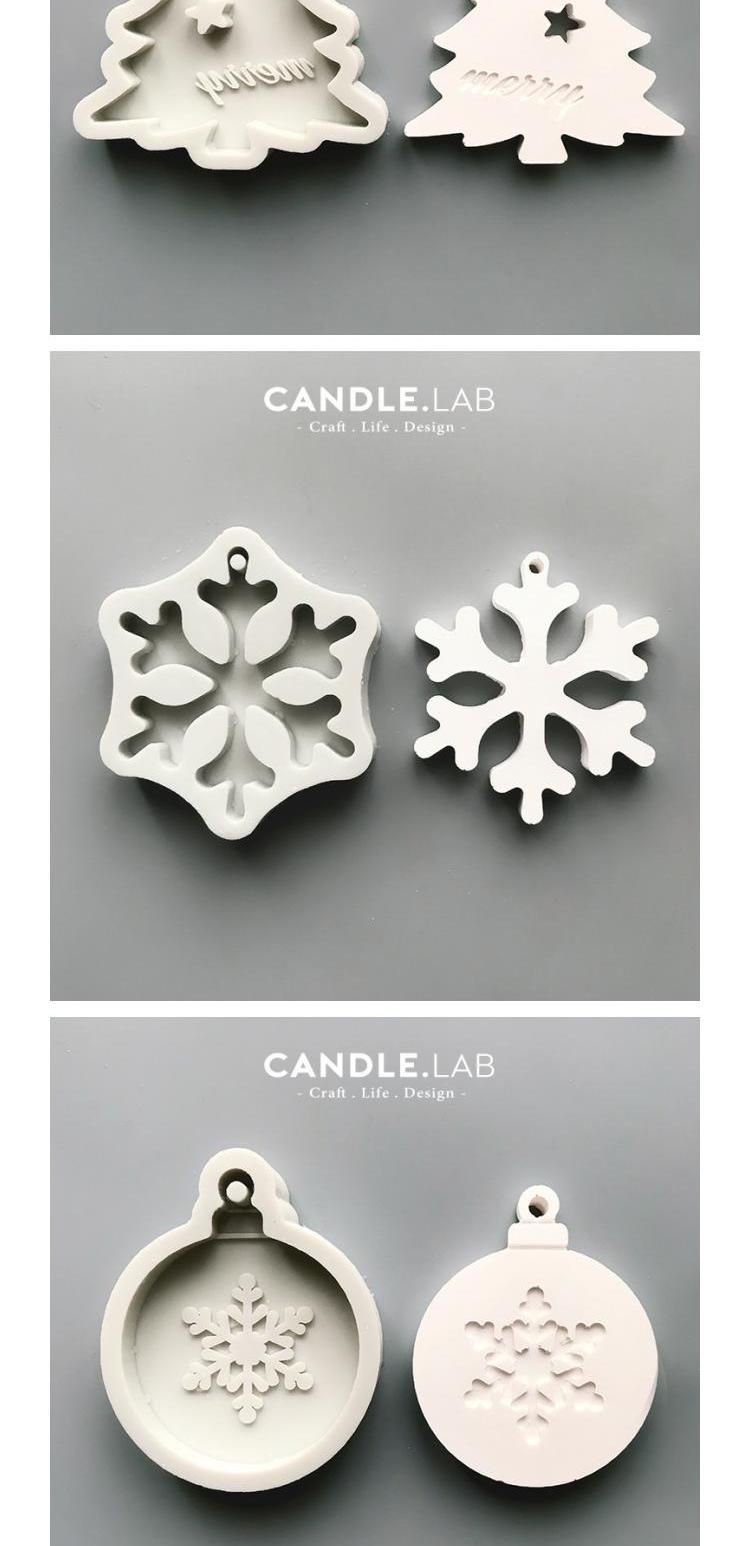CANDLE.LAB | Giáng sinh Cây chuông tuyết Bông tuyết DIY Hương liệu Thạch cao Mở rộng Nến thơm Handmade Silicone Khuôn 30 khuôn làm kem silicon