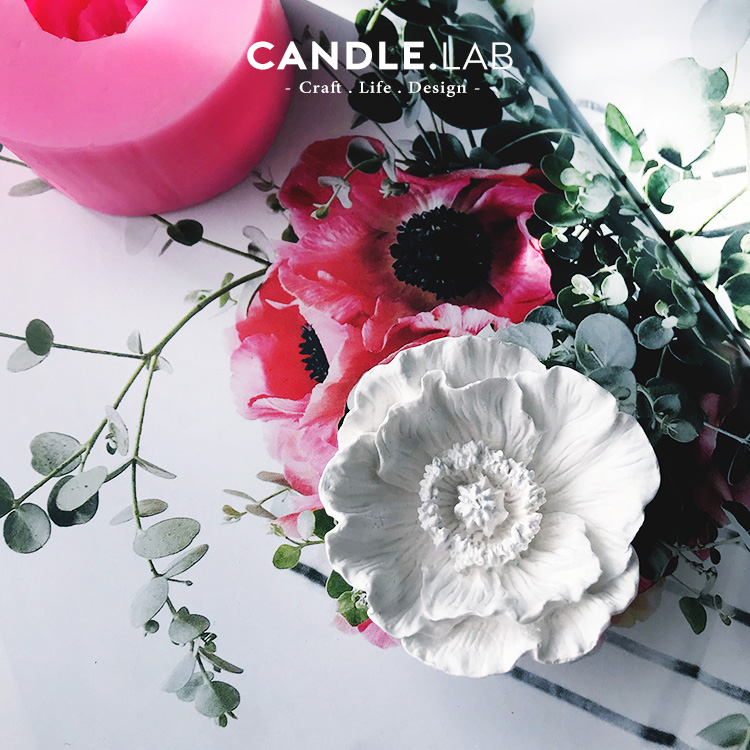 CANDLE LAB) Yu Beauty Flowers DIY fragrant lavender candle expanded fragrant stone hand pendant silicone molds 09-Taobao
