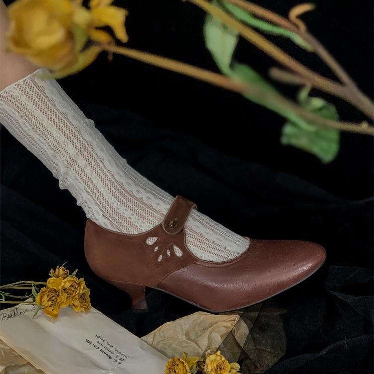 Xu Xingji | Rose Lover: Retro Chinese-Style Wine Glasses and Genuine Leather Women's Shoes Paired with Cheongsam Vintage Wear for Autumn and Winter High Heels. Xu Xingji | Rose Lover: Retro Chinese-Style Wine Glasses and Genuine Leather Women's Shoes Paired with Cheongsam Vintage Wear for Autumn and Winter High Heels.
