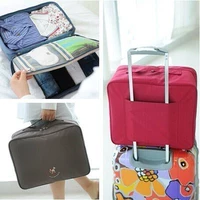 Túi du lịch lưu trữ hành lý túi lưu trữ lớn nữ túi xách có thể được đặt trong trường hợp xe đẩy gói hoàn thiện không thấm nước size vali xách tay